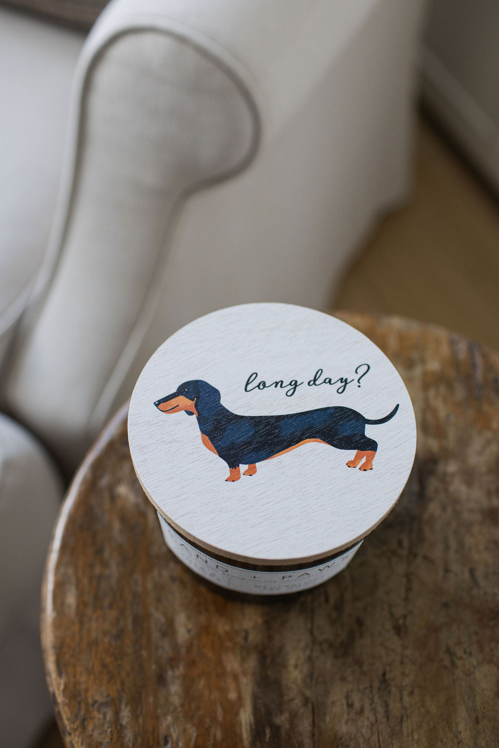 Premium Sand + Paws Cedar & Lavender 12 oz scented candle
