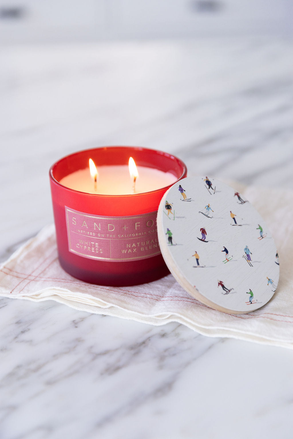 Premium White Cypress 12 oz scented candle