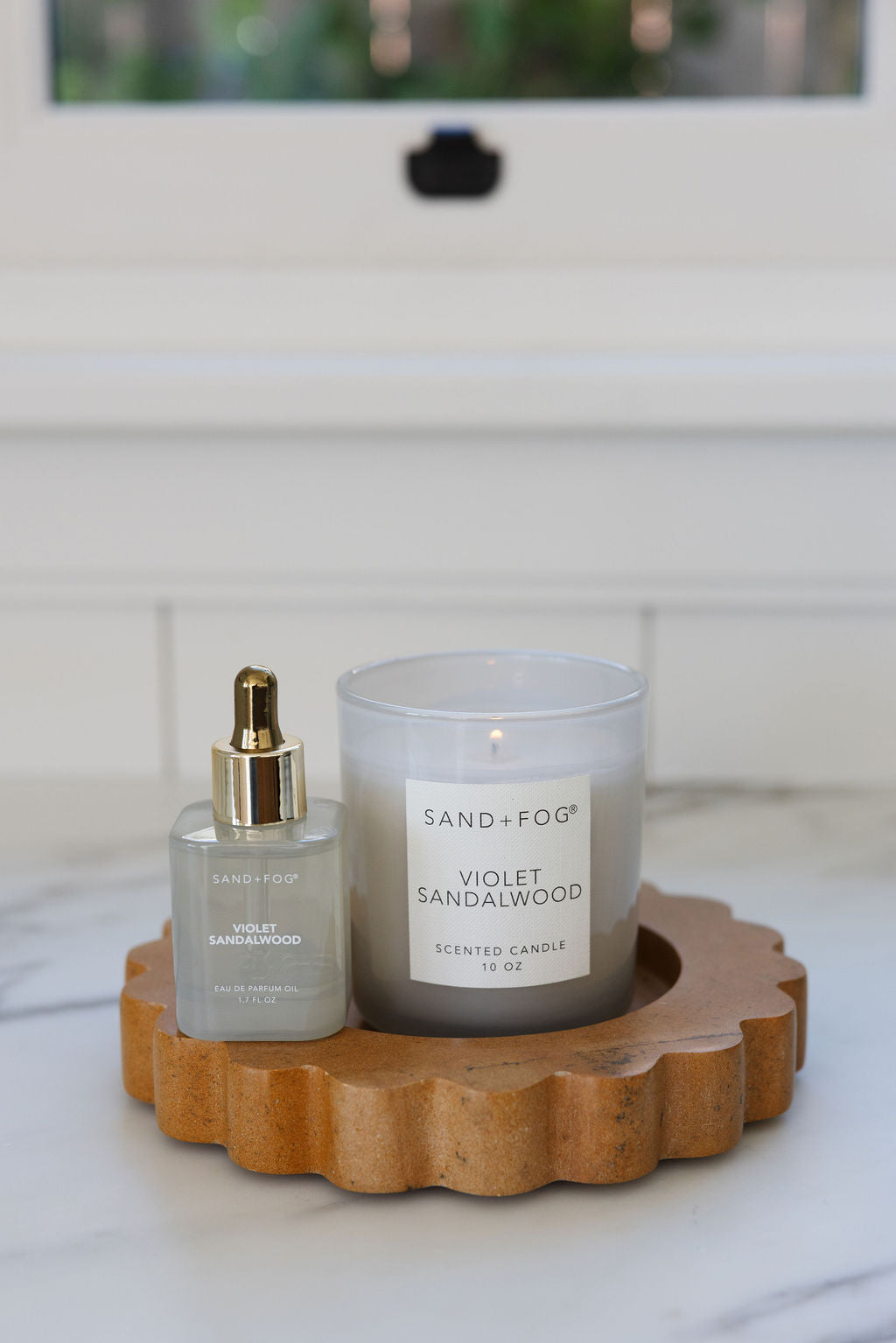 Premium Violet Sandalwood 10 oz scented candle