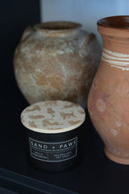 Premium Sand + Paws Vanilla Sandalwood 12 oz scented candle