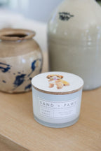 Premium Sand + Paws Clean Waves 12 oz scented candle