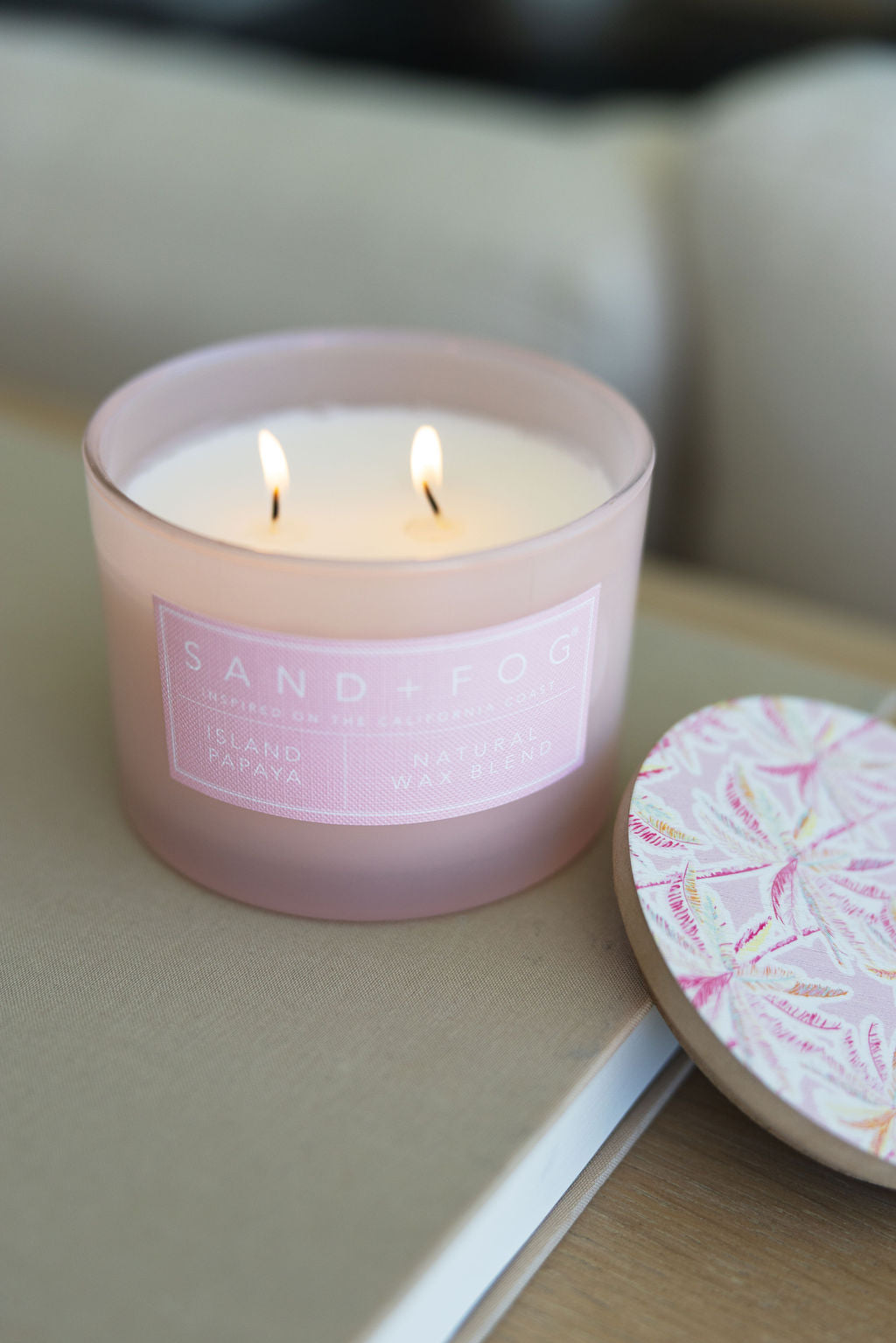 Premium Island Papaya 12 oz scented candle