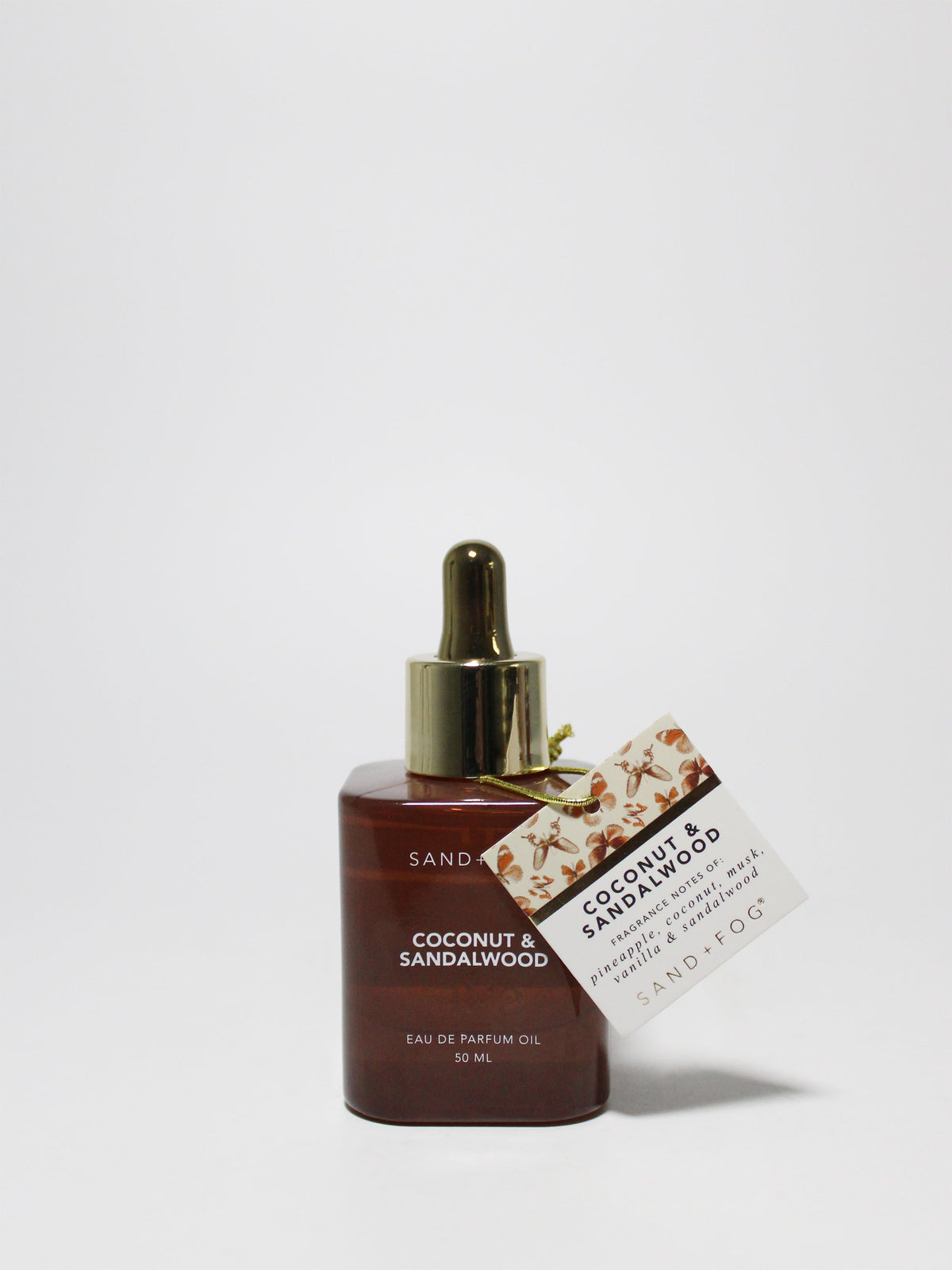 Premium Coconut & Sandalwood 50 ml Perfume Oil Dropper