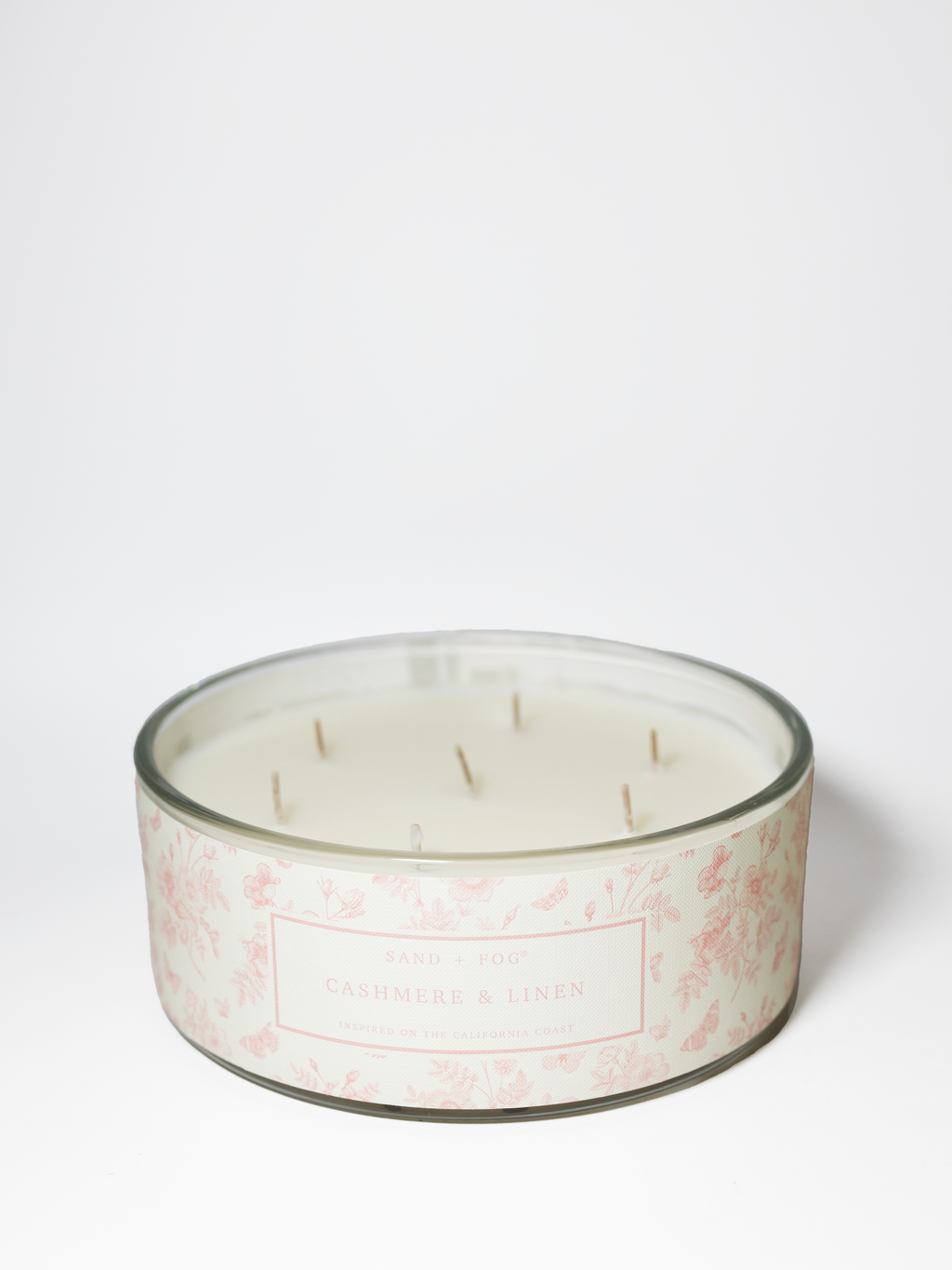 Premium Cashmere & Linen 34 oz scented candle