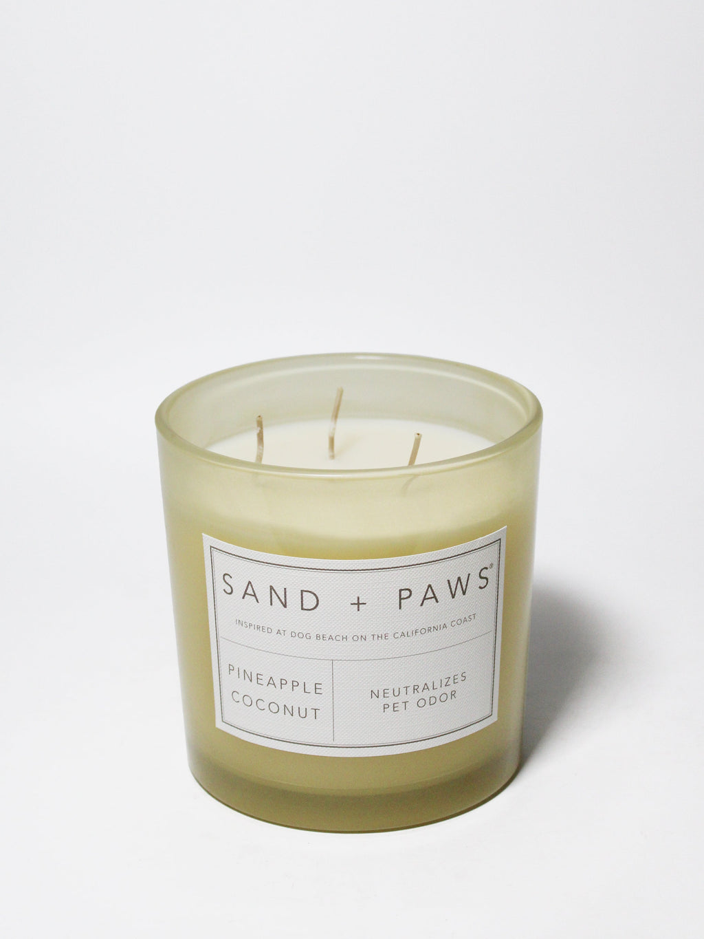 Premium Sand + Paws Pineapple Coconut 21 oz scented candle