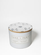 Premium Sand + Paws Lavender Musk 12 oz scented candle