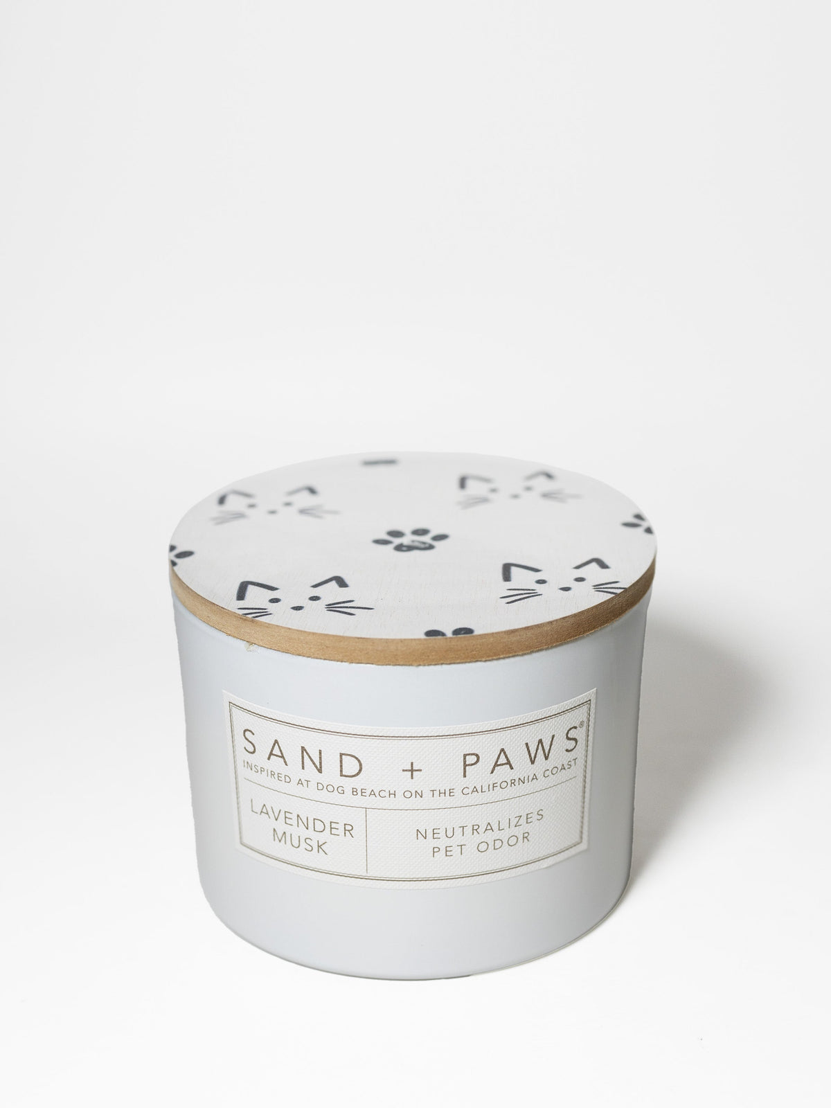 Premium Sand + Paws Lavender Musk 12 oz scented candle