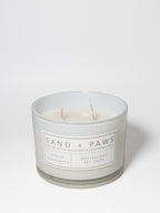 Premium Sand + Paws Vanilla Sandalwood 12 oz scented candle