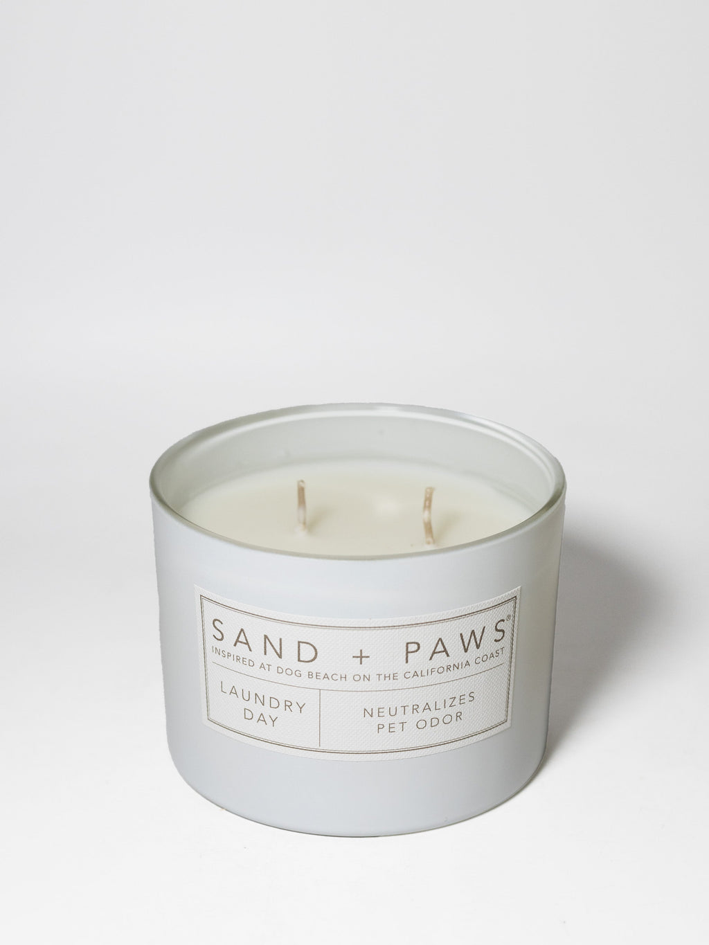 Premium Sand + Paws Laundry Day 12 oz scented candle