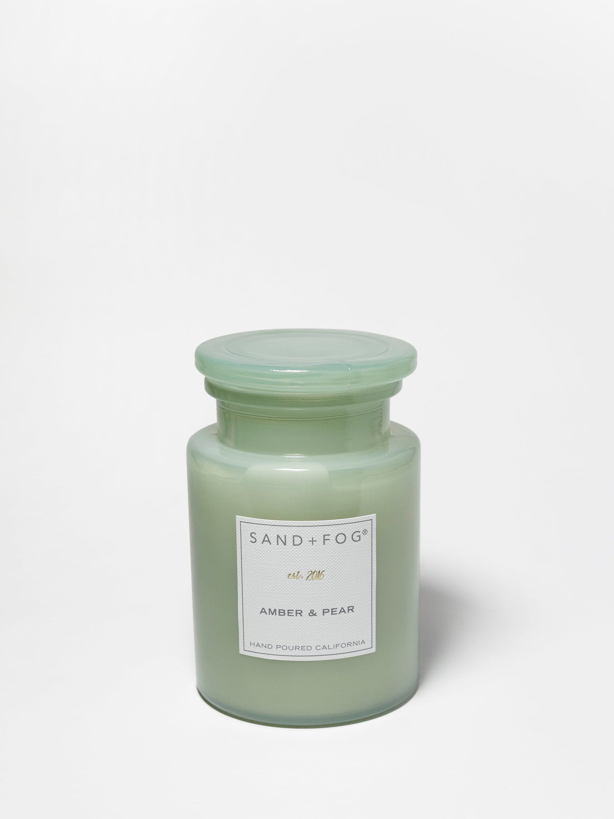 Premium Amber & Pear 12 oz scented candle