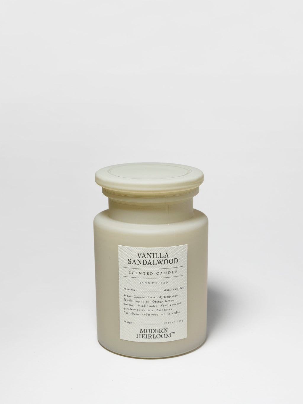 Premium Vanilla Sandalwood 12 oz scented candle