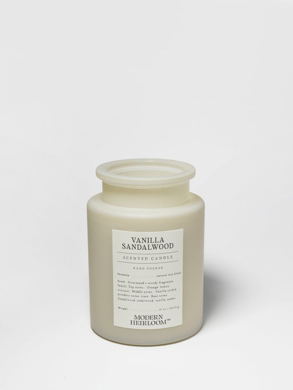 Premium Vanilla Sandalwood 12 oz scented candle