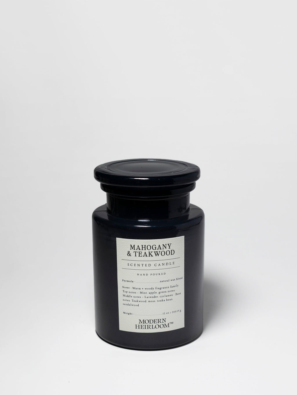 Premium Mahogany & Teakwood 12 oz scented candle