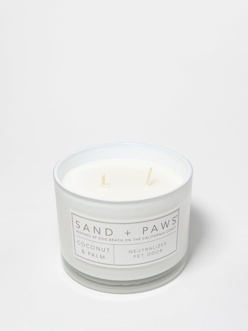 Premium Sand + Paws Coconut & Palm 12 oz scented candle