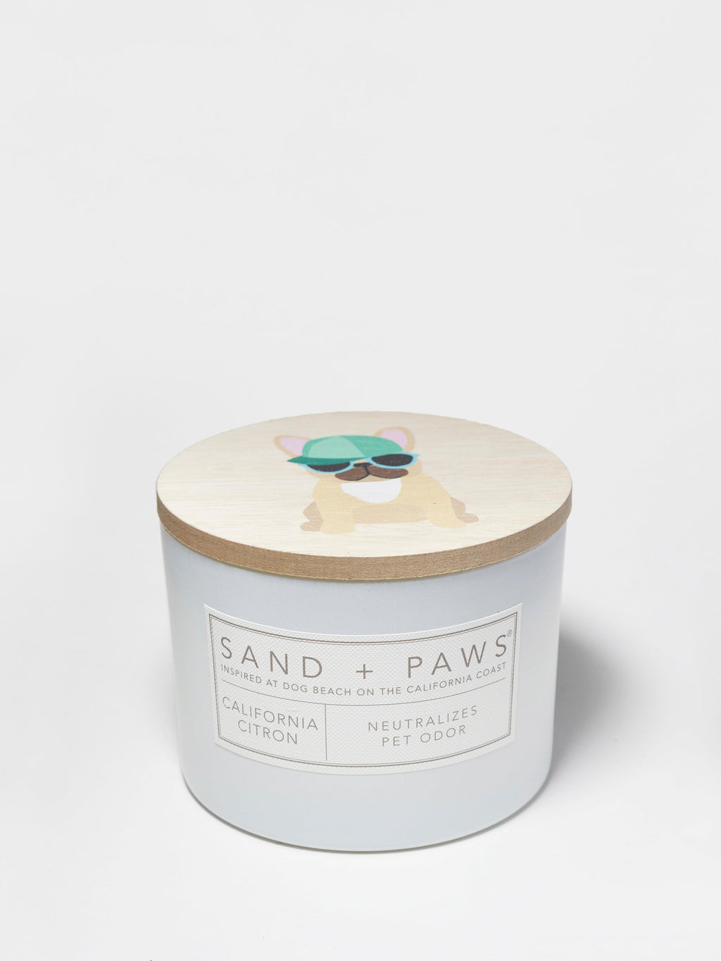 Premium Sand + Paws California Citron 12 oz scented candle