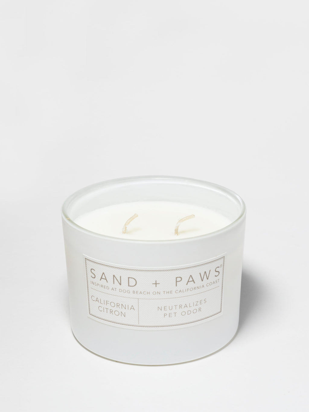Premium Sand + Paws California Citron 12 oz scented candle