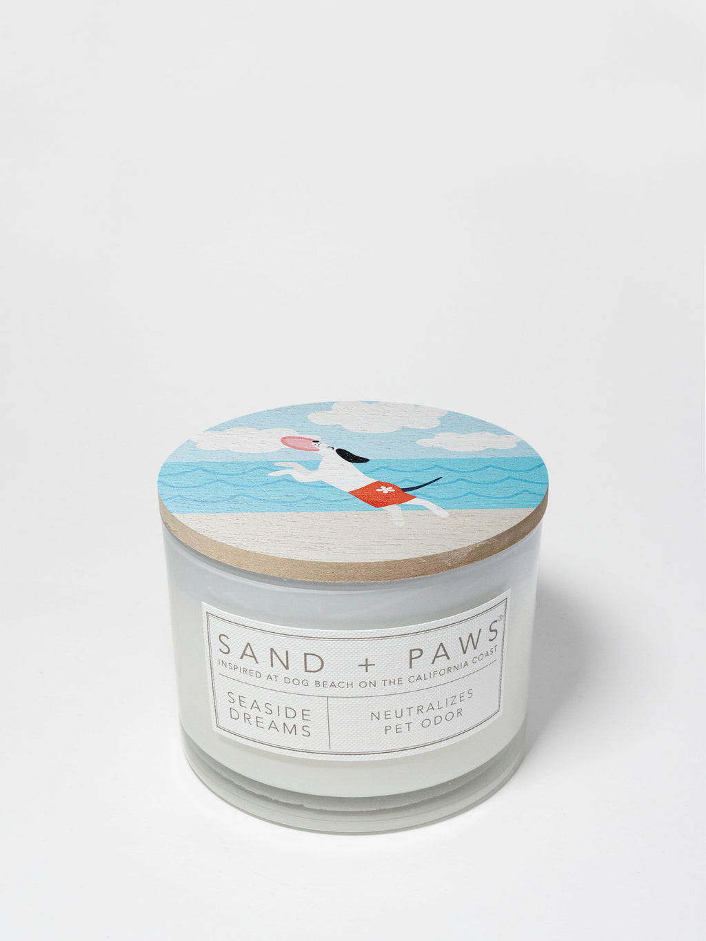 Premium Sand + Paws Seaside Dreams 12 oz scented candle