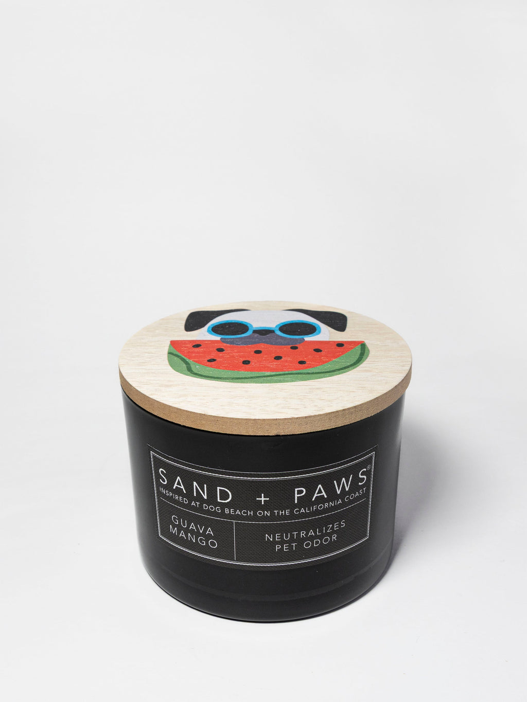 Premium Sand + Paws Guava Mango 12 oz scented candle