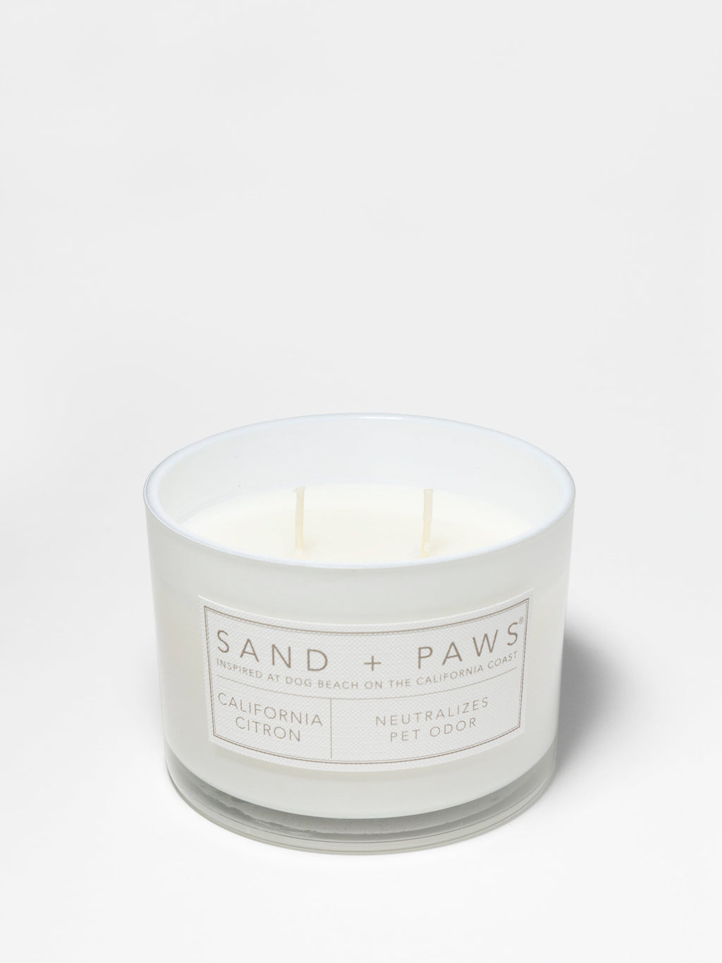 Premium Sand + Paws California Citron 12 oz scented candle