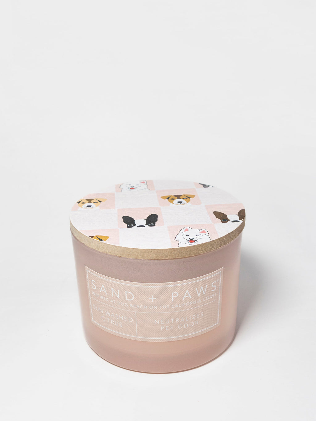 Premium Sand + Paws Sun Washed Citrus 12 oz scented candle
