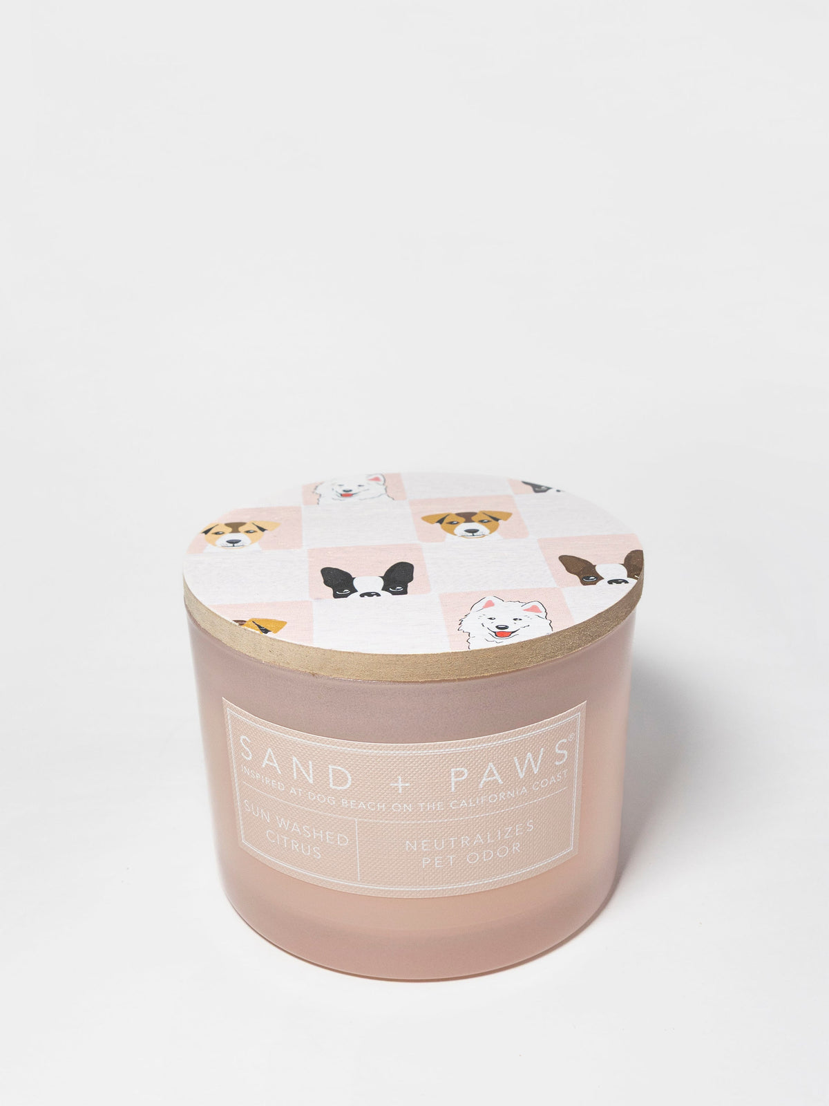 Premium Sand + Paws Sun Washed Citrus 12 oz scented candle