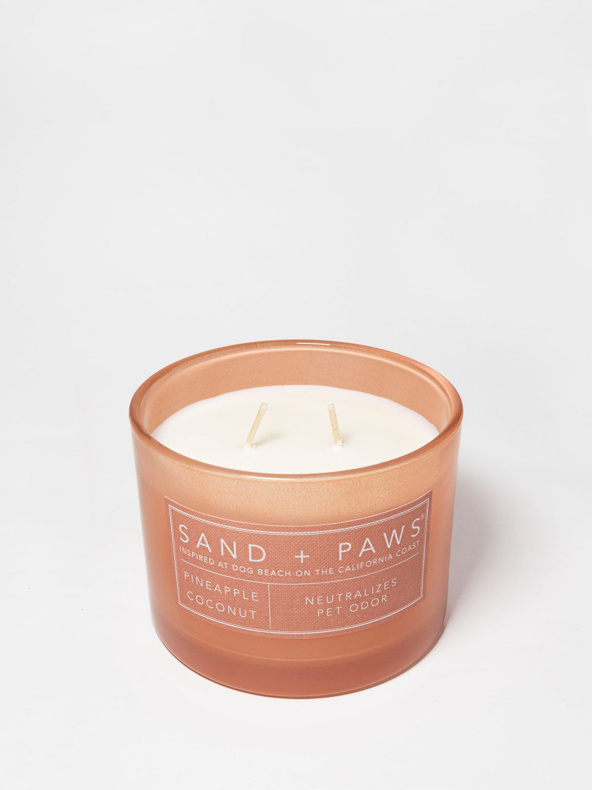 Premium Sand + Paws Pineapple Coconut 12 oz scented candle