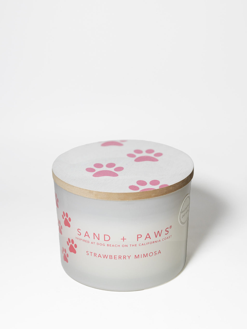 Premium Sand + Paws Strawberry Mimosa 12 oz scented candle