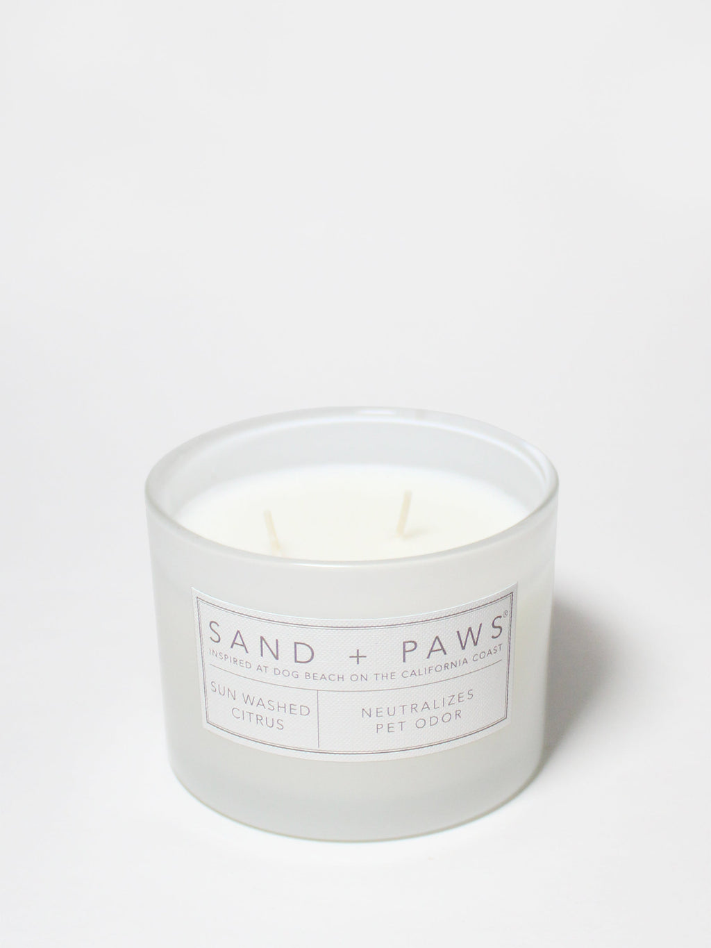 Premium Sand + Paws Sun Washed Citrus 12 oz scented candle