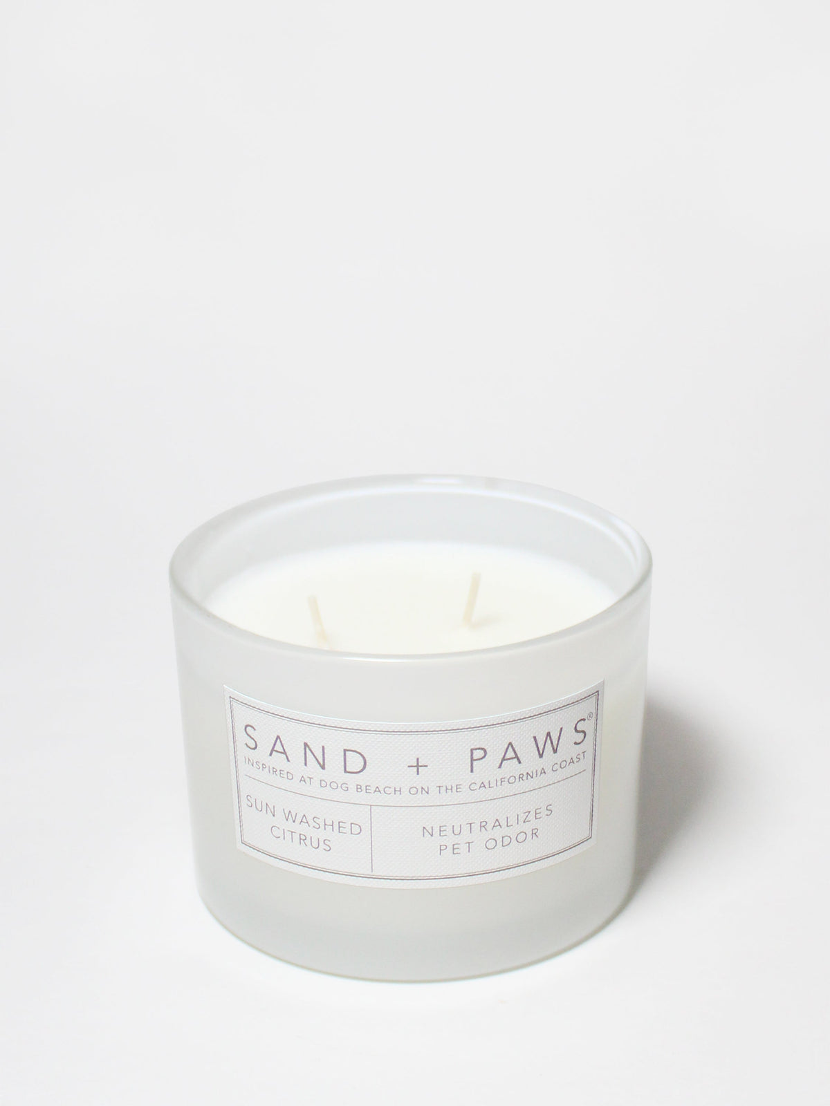 Premium Sand + Paws Sun Washed Citrus 12 oz scented candle