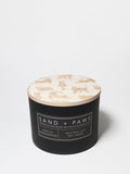Premium Sand + Paws Vanilla Sandalwood 12 oz scented candle