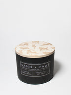 Premium Sand + Paws Vanilla Sandalwood 12 oz scented candle