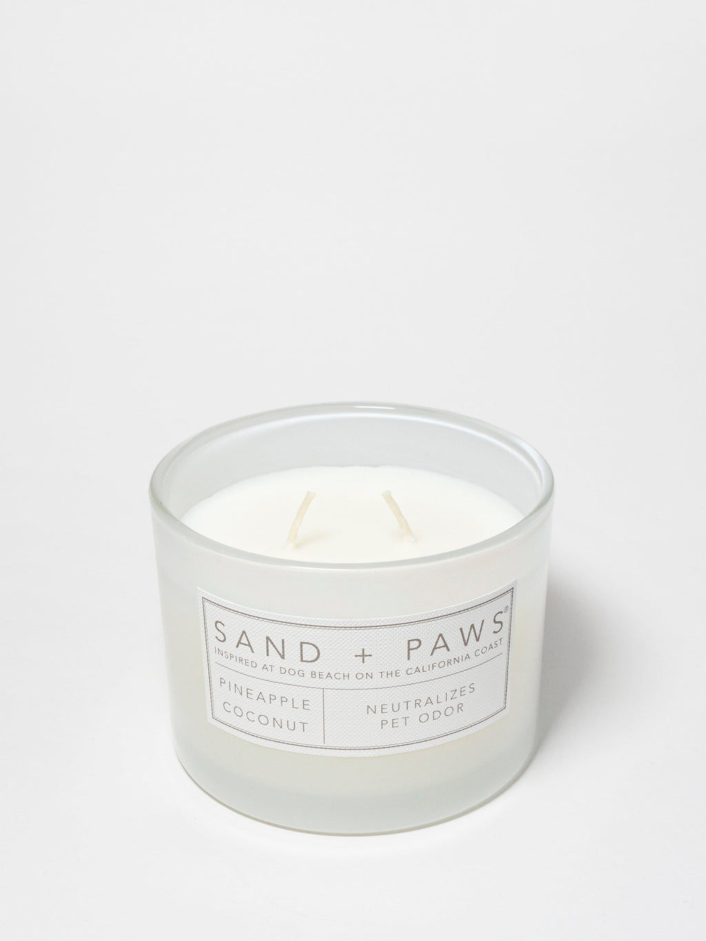Premium Sand + Paws Pineapple Coconut 12 oz scented candle